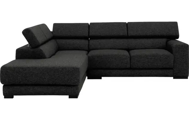 Goossens hoekbank nora grijs stof - 8190707-205-02-gespiegeld