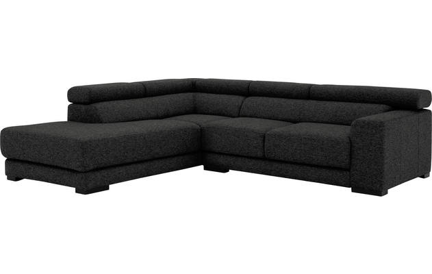 Goossens hoekbank nora grijs stof - 8190707-205-04-gespiegeld