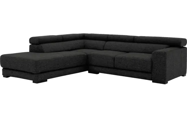 Goossens hoekbank nora grijs stof - 8190707-205-04-gespiegeld