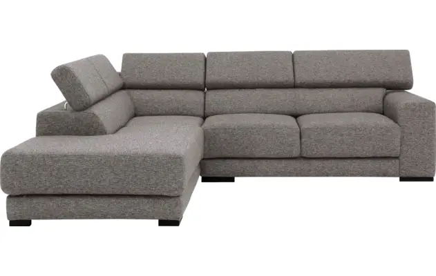 Goossens hoekbank nora grijs stof - 8190707-207-02-gespiegeld