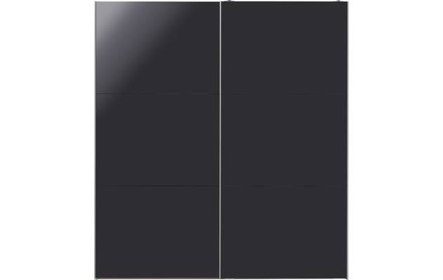 Goossens kledingkast easy storage sdk zwart hoogwaardig meubelplaat - 8190717-04