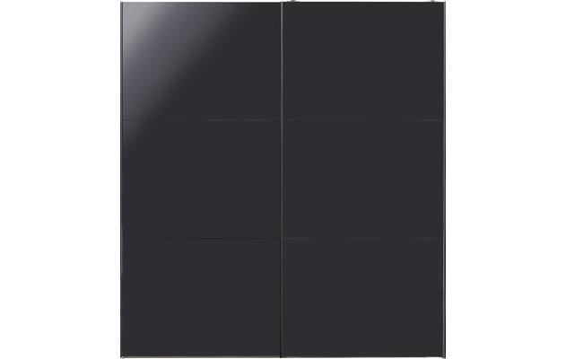 Goossens kledingkast easy storage sdk zwart hoogwaardig meubelplaat - 8190717-09