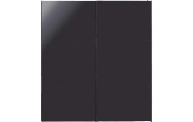 Goossens kledingkast easy storage sdk zwart hoogwaardig meubelplaat - 8190717-09