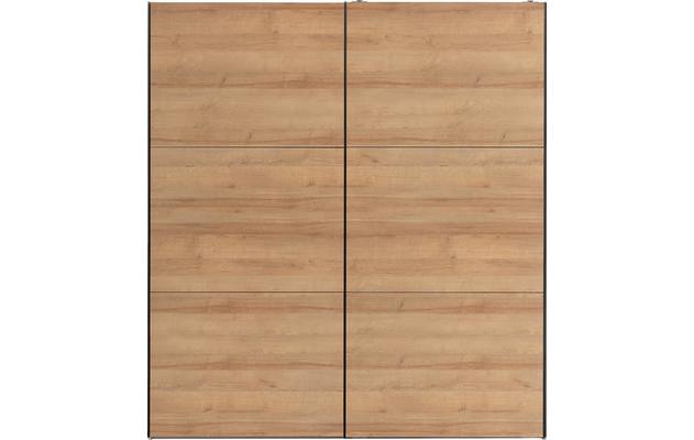 Goossens kledingkast easy storage sdk zwart hoogwaardig meubelplaat - 8190718-09