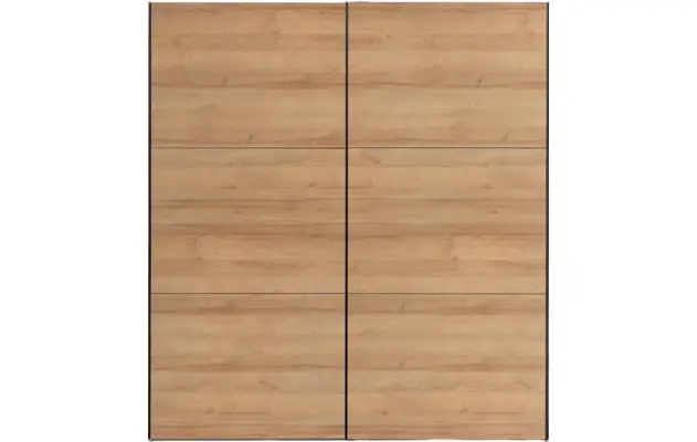 Goossens kledingkast easy storage sdk zwart hoogwaardig meubelplaat - 8190718-09