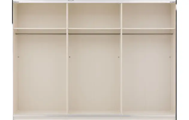 Goossens kledingkast easy storage sdk zwart hoogwaardig meubelplaat - 8190722-03
