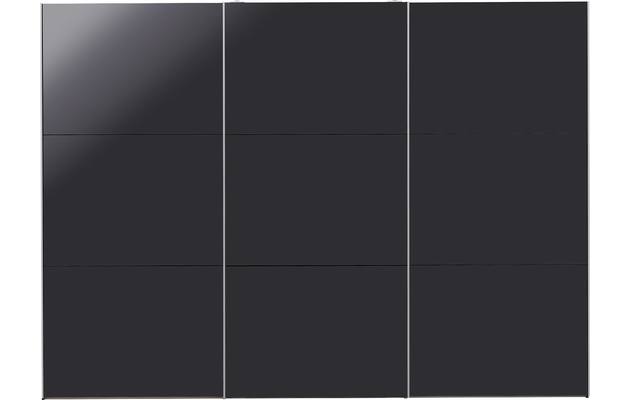 Goossens kledingkast easy storage sdk zwart hoogwaardig meubelplaat - 8190723-02