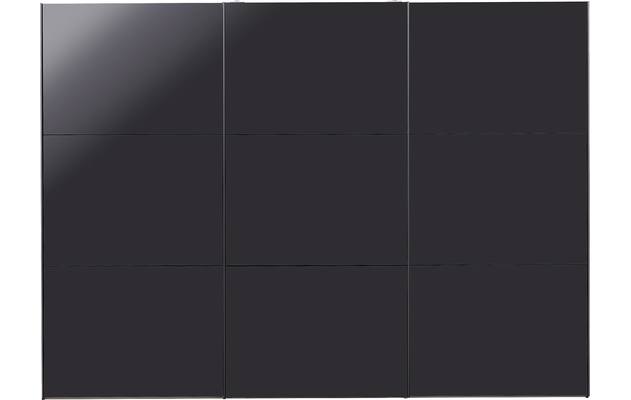 Goossens kledingkast easy storage sdk zwart hoogwaardig meubelplaat - 8190723-09