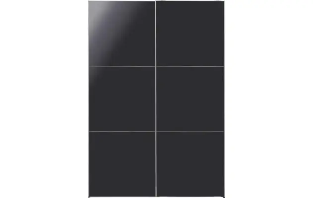 Goossens kledingkast easy storage sdk zwart hoogwaardig meubelplaat - 8190730-01