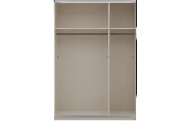 Goossens kledingkast easy storage sdk zwart hoogwaardig meubelplaat - 8190730-06