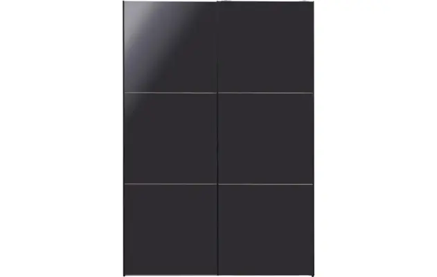 Goossens kledingkast easy storage sdk zwart hoogwaardig meubelplaat - 8190730-09