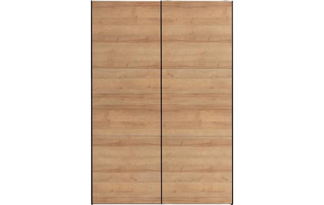 Goossens kledingkast easy storage sdk zwart hoogwaardig meubelplaat - 8190731-09