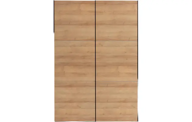Goossens kledingkast easy storage sdk zwart hoogwaardig meubelplaat - 8190731-09