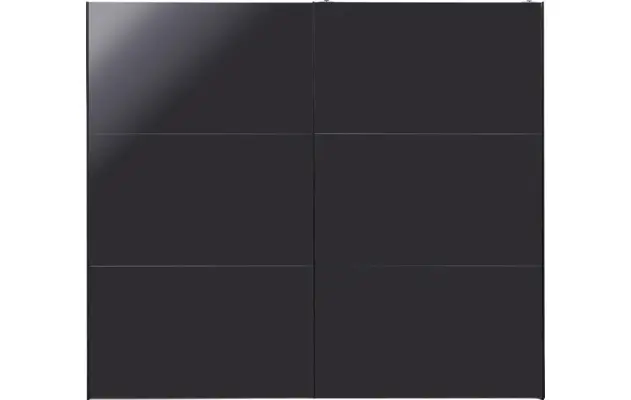 Goossens kledingkast easy storage sdk zwart hoogwaardig meubelplaat - 8190736-08