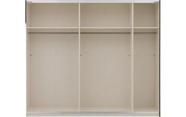 Goossens kledingkast easy storage sdk zwart hoogwaardig meubelplaat - 8190737-07