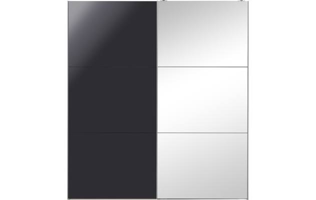 Goossens kledingkast easy storage sdk zwart hoogwaardig meubelplaat - 8190749-01