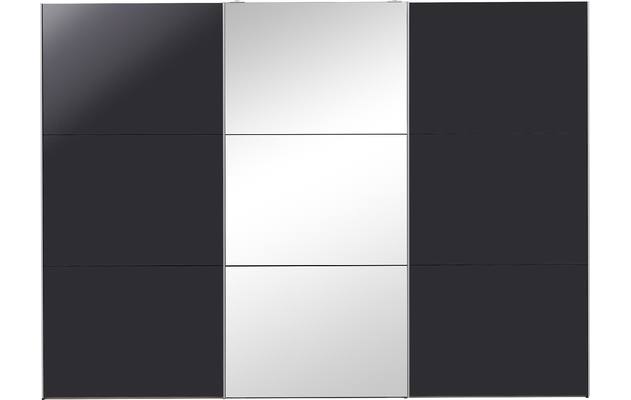 Goossens kledingkast easy storage sdk zwart hoogwaardig meubelplaat - 8190765-02