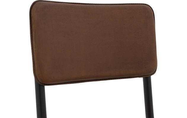 Goossens eetkamerstoel chaplin bruin leer - 8190780-05