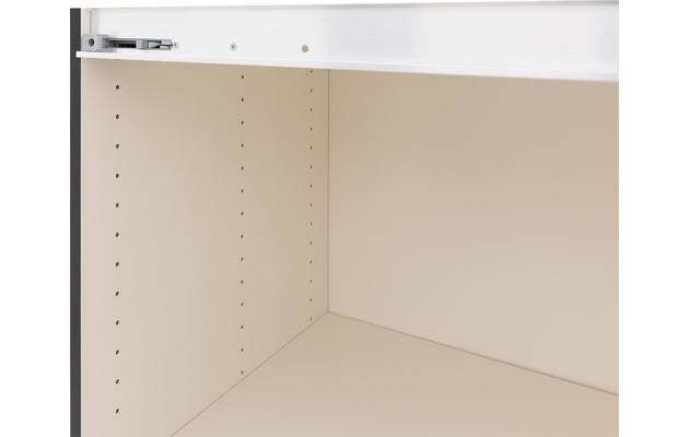 Goossens kledingkast easy storage sdk zwart hoogwaardig meubelplaat - 8190782-04