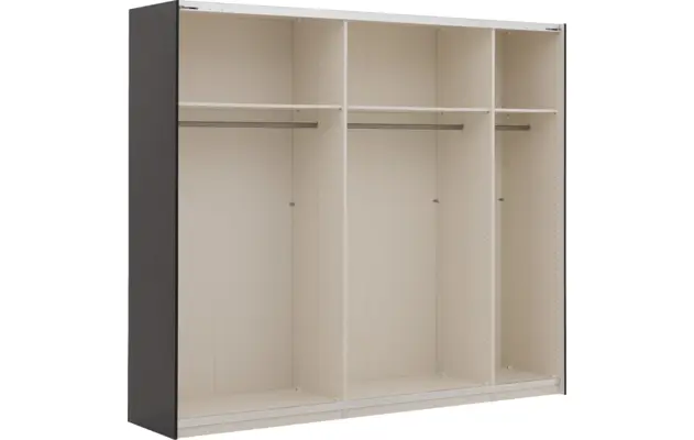 Goossens kledingkast easy storage sdk zwart hoogwaardig meubelplaat - 8190810-06