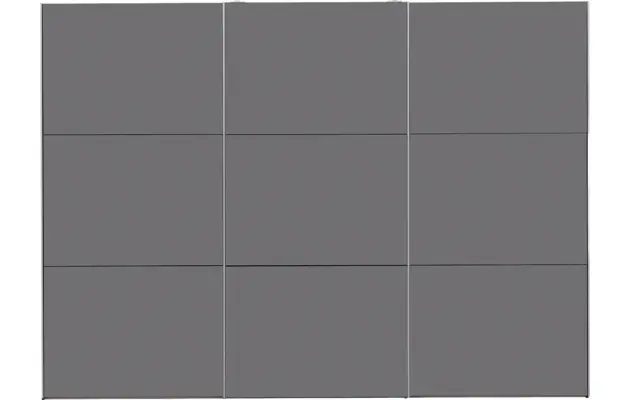Goossens kledingkast easy storage sdk zwart hoogwaardig meubelplaat - 8190822-02