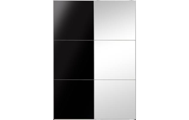 Goossens kledingkast easy storage sdk zwart hoogwaardig meubelplaat - 8190831-02