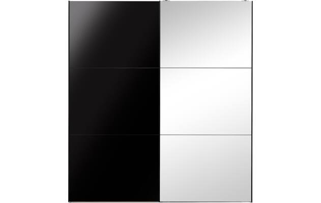 Goossens kledingkast easy storage sdk zwart hoogwaardig meubelplaat - 8190888-goossens-easy-storage-sdk-zwart-schuifdeuren-25