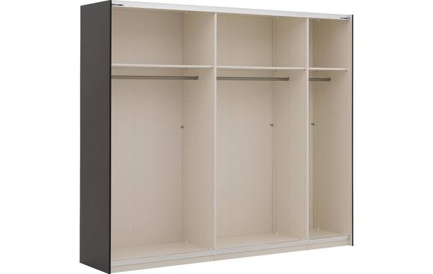 Goossens kledingkast easy storage sdk zwart hoogwaardig meubelplaat - 8190900-06