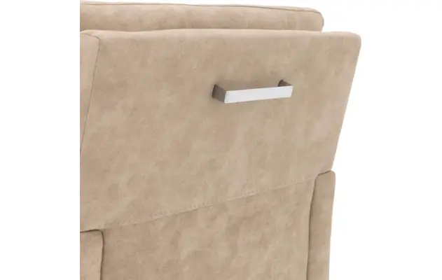 Goossens eetkamerstoel leen beige microvezel - 8190995-05