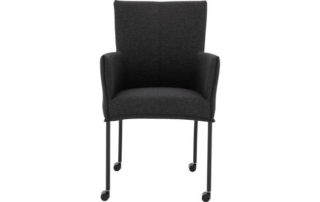 Goossens eetkamerstoel funk grijs stof - 8191002-01