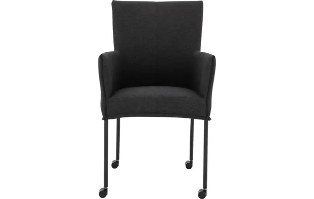 Goossens eetkamerstoel funk grijs stof - 8191002-01