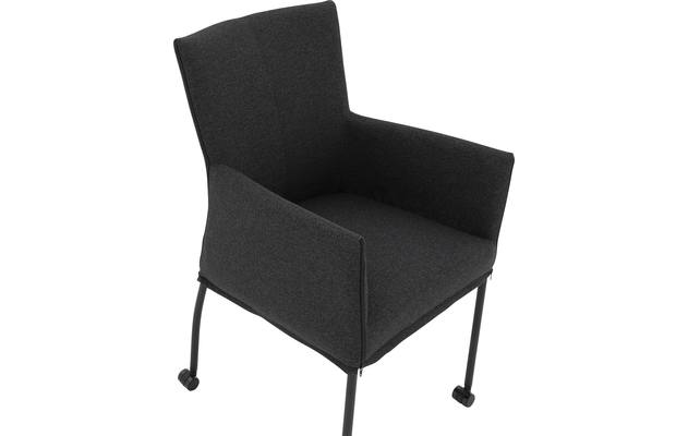 Goossens eetkamerstoel funk grijs stof - 8191002-03