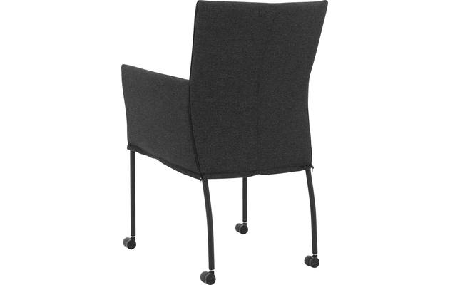 Goossens eetkamerstoel funk grijs stof - 8191002-05