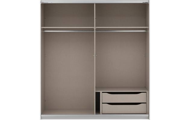 Goossens basic kledingkast memphis completo wit hoogwaardig meubelplaat - 8191029-01