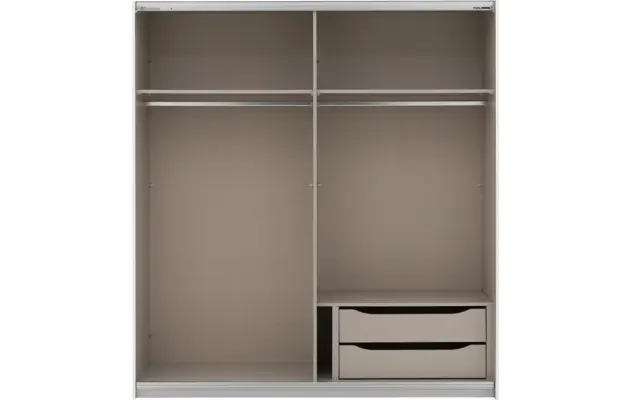 Goossens basic kledingkast memphis completo wit hoogwaardig meubelplaat - 8191029-01