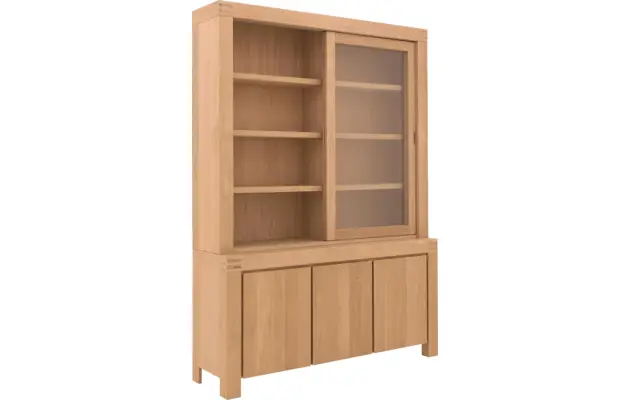Goossens buffetkast clear blank eiken - 8191053-02