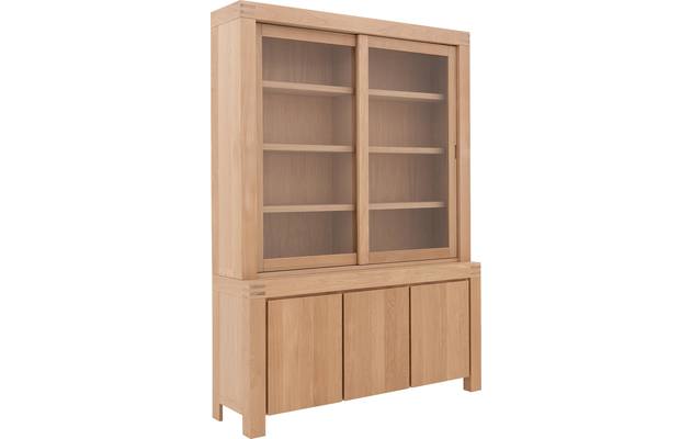Goossens buffetkast clear blank eiken - 8191053-04