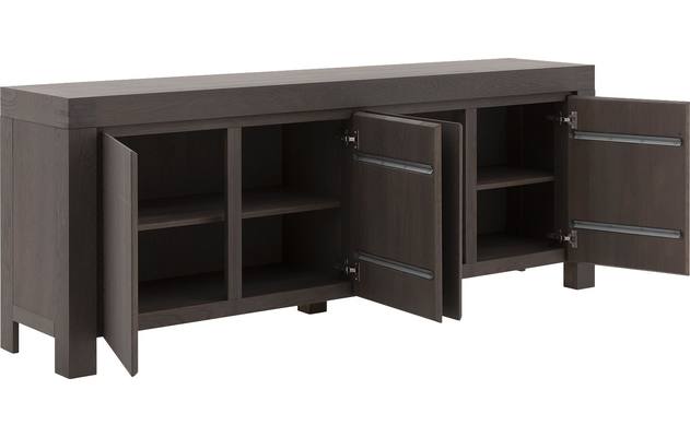 Goossens dressoir clear donker bruin eiken - 8191056-03