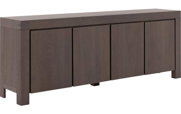 Goossens dressoir clear donker bruin eiken - 8191056-04