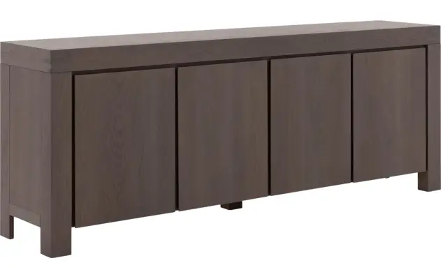 Goossens dressoir clear donker bruin eiken - 8191056-04