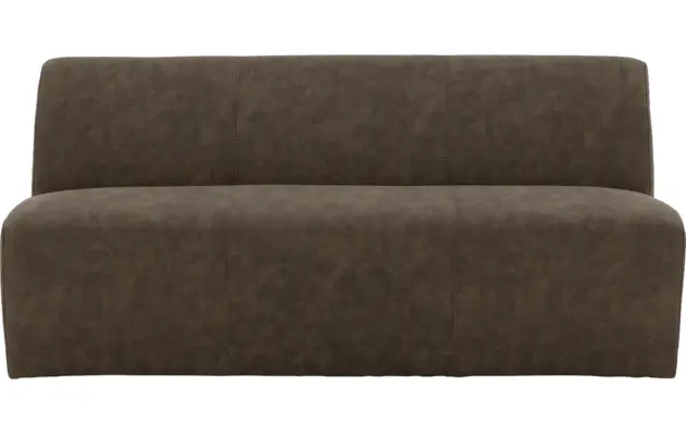 Goossens eetkamerbank montana groen microvezel - 8191119-02