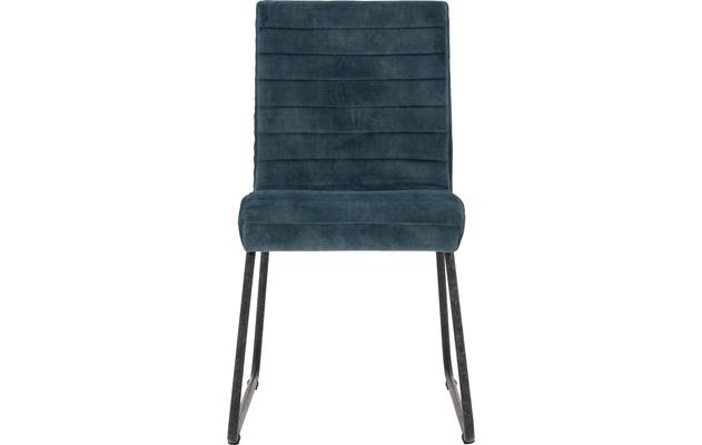Goossens eetkamerstoel dax blauw stof - 8191159-01
