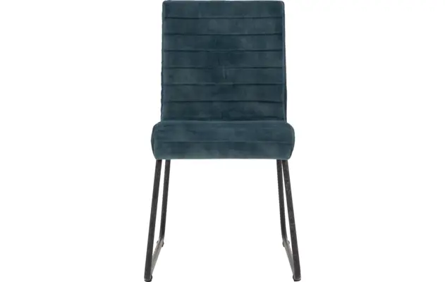 Goossens eetkamerstoel dax blauw stof - 8191159-01