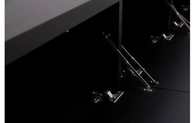 Goossens tv meubel barcelona zwart eiken - 8191164-08