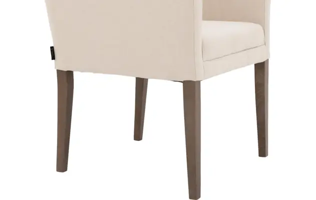 Goossens eetkamerstoel pearl wit stof - 8191166-03