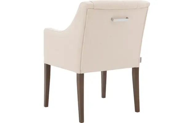 Goossens eetkamerstoel pearl wit stof - 8191166-04