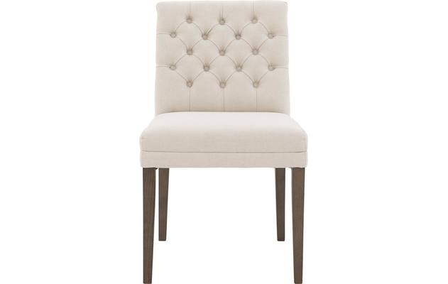 Goossens eetkamerstoel pearl wit stof - 8191167-01