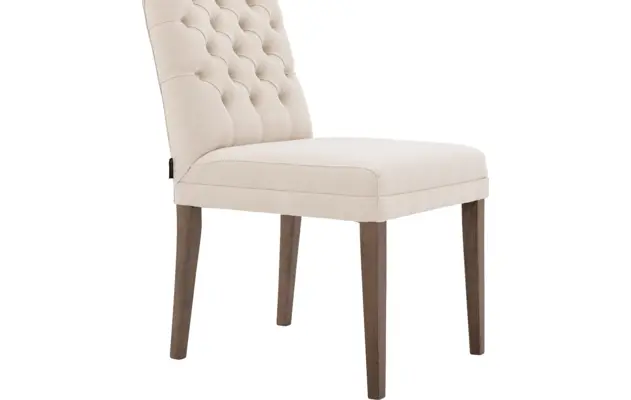 Goossens eetkamerstoel pearl wit stof - 8191167-03
