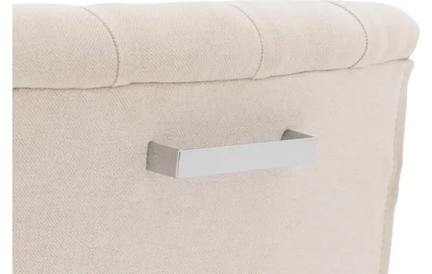 Goossens eetkamerstoel pearl wit stof - 8191167-06