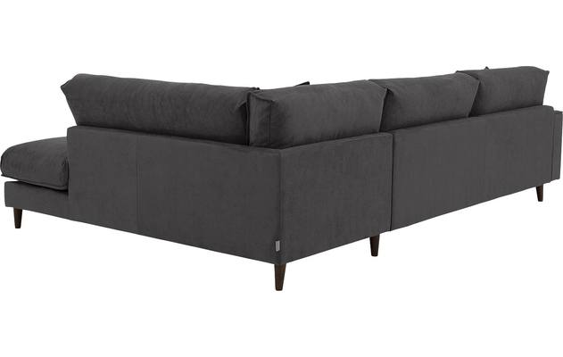 Goossens hoekbank jonas grijs stof - 8191185-1456-06